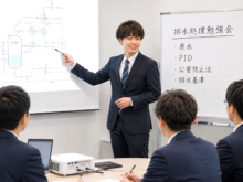 毎月の勉強会で知識と技術をレベルアップ！　～排水処理のプロのその先へ～
